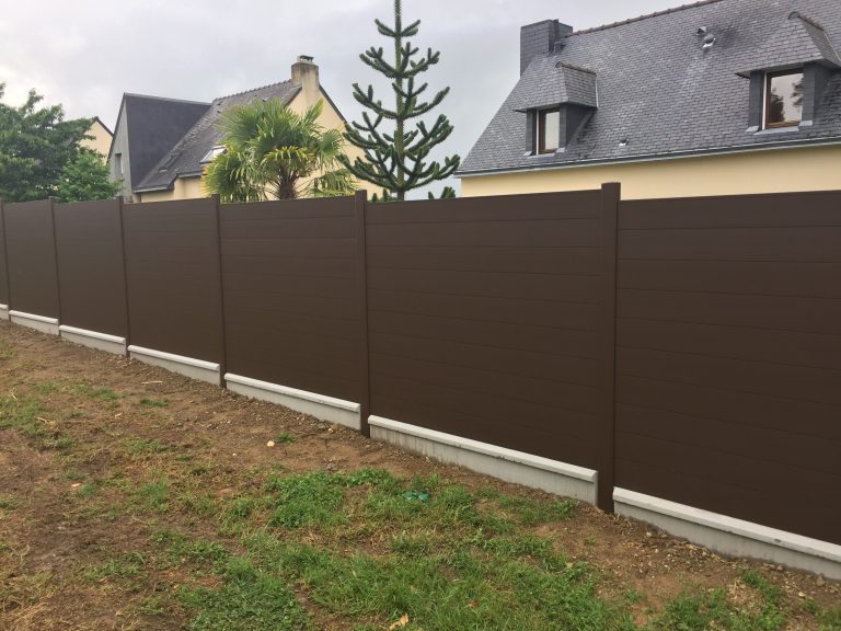 Palissade en aluminium