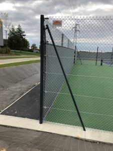 Clôture terrain de tennis